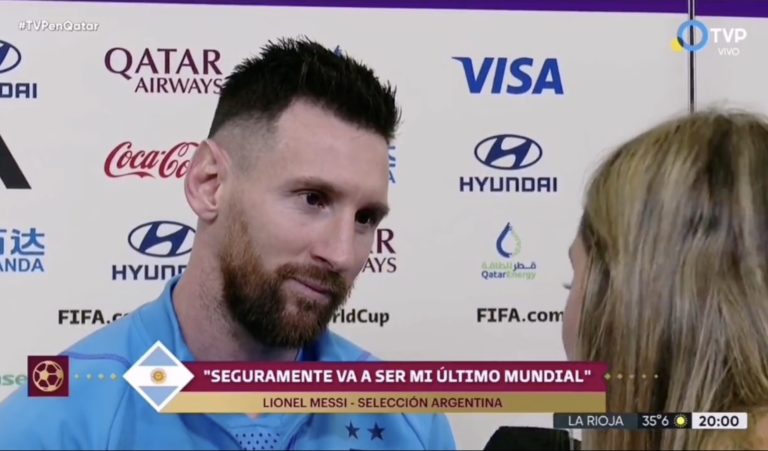 “Lo que absolutamente todos le queríamos decir a Lionel”: una periodista decidió hablarle a Messi en lugar de hacerle una pregunta y su discurso se hizo viral