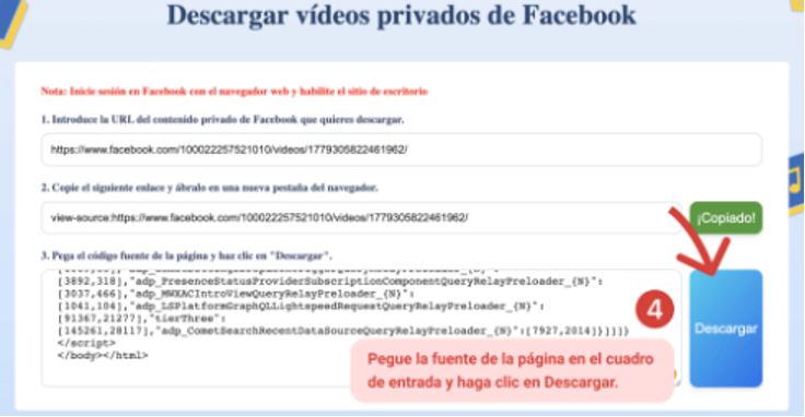 Cómo descargar videos de Facebook en 3 pasos