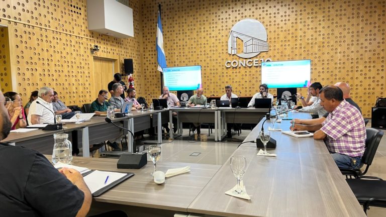 “Es un presupuesto equilibrado en ingresos y egresos”, dijo Luis Anconetani, el secretario de Economía piquense
