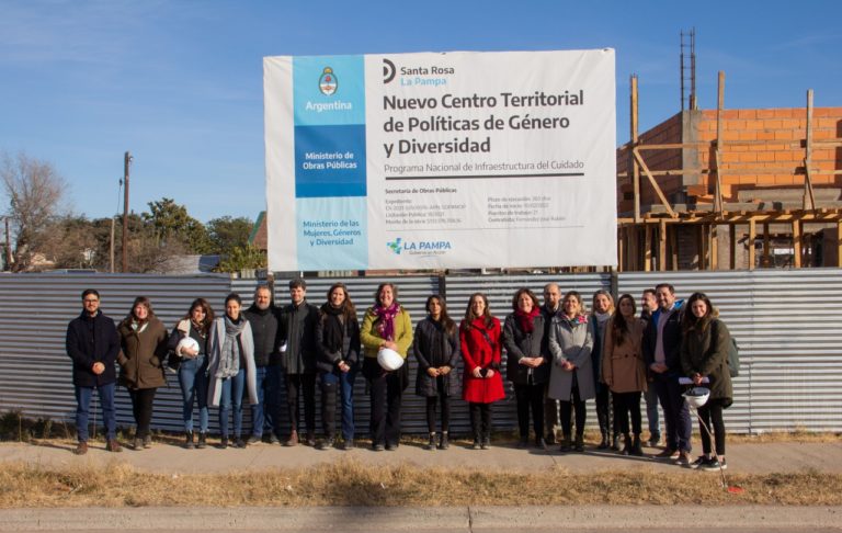 Avanza la construcción del Centro Territorial de Políticas de Género en Santa Rosa