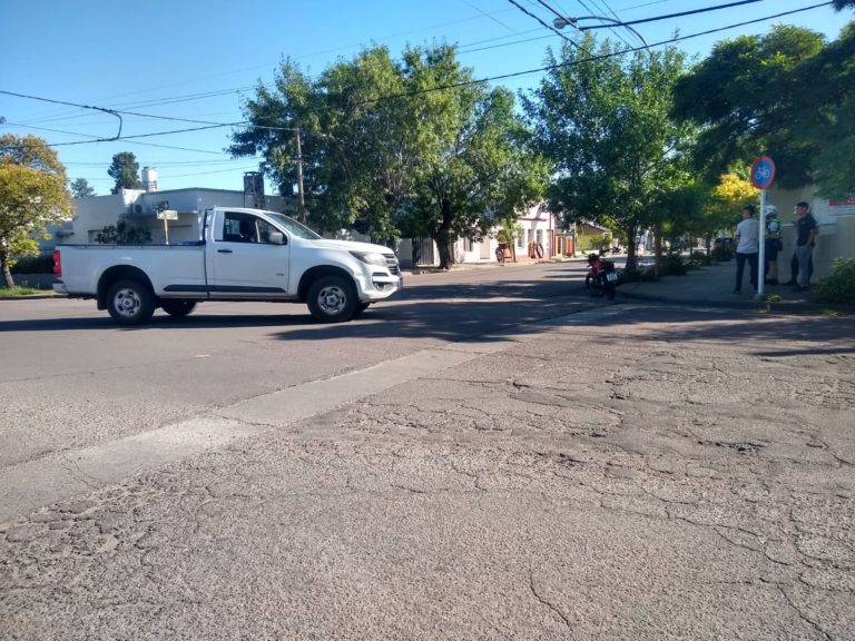 Siniestro vial en la intersección de calles 11 y 12 deja a un conductor herido