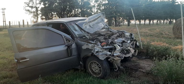 Cuatro personas terminaron hospitalizadas tras un duro choque cerca de Quetrequén
