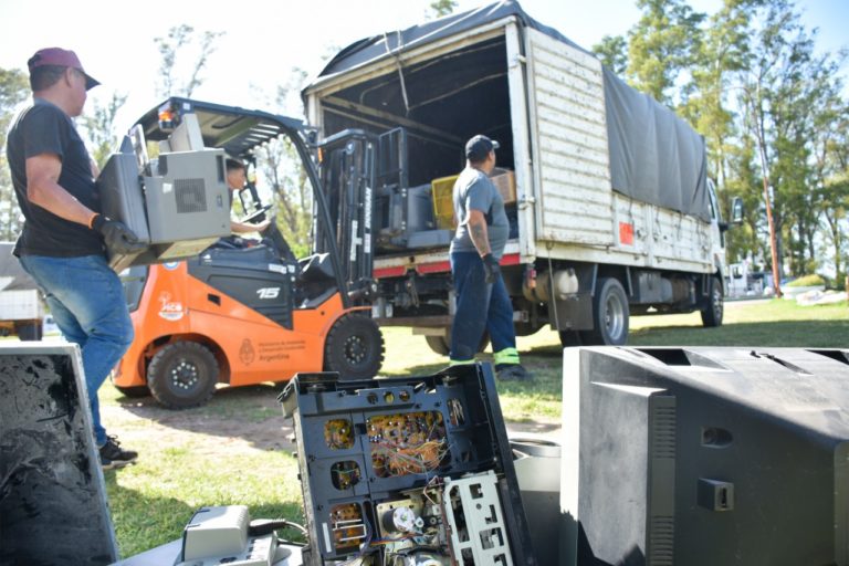 La Municipalidad de General Pico gestiona 16 mil kilos de residuos electrónicos en el 2022