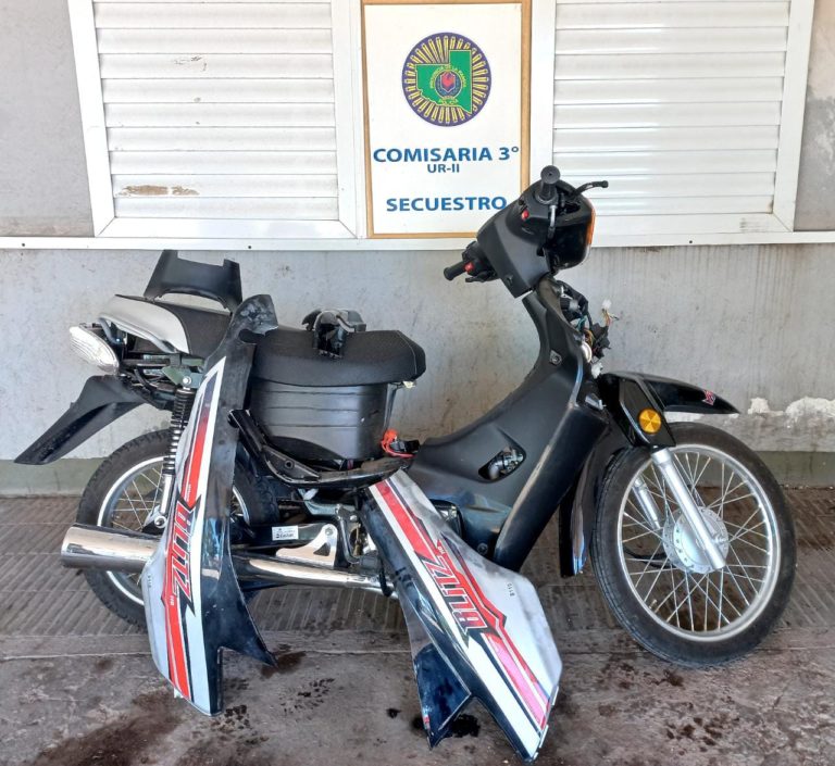 Robaron 3 motos en 2 barrios piquenses: fueron imputados tres mayores y un menor
