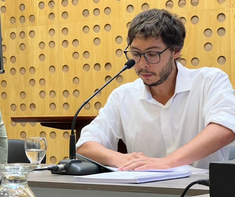 “En el año hicimos 7.586 infracciones de tránsito”, detalló Nicolás Mendoza