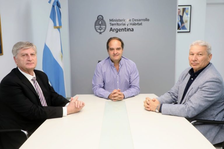 Ziliotto se reunió con el ministro de Desarrollo Territorial de Nación: “analizamos proyectos para construir próximamente 200 viviendas más en General Pico”