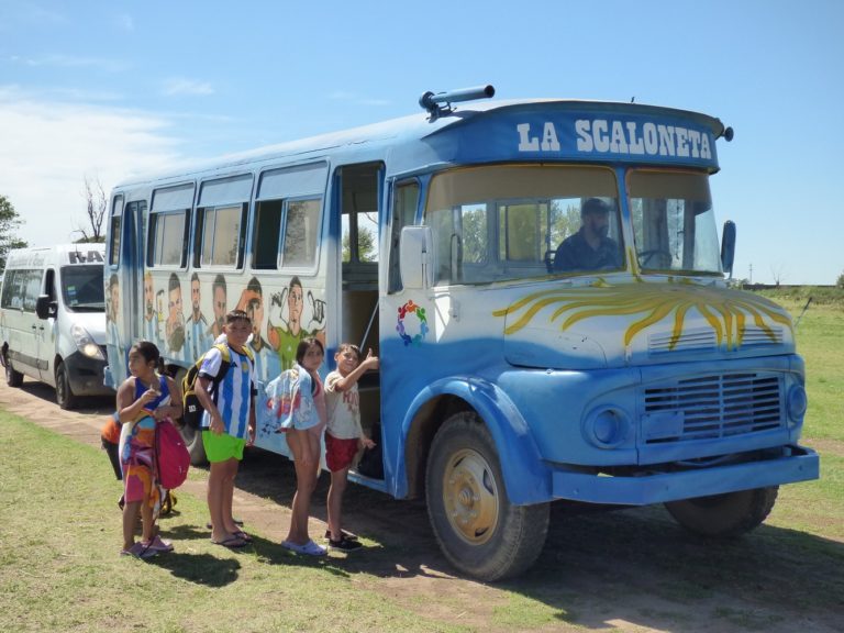 Rancul: una “Scaloneta” traslada a partícipes del Pro Vida