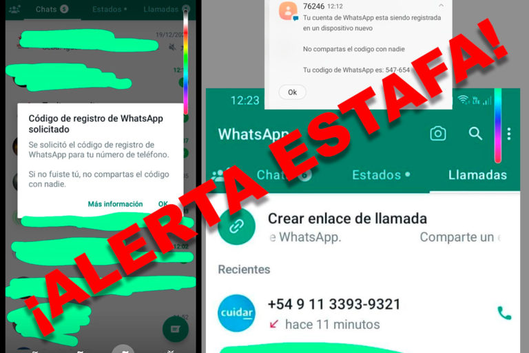Continúan las estafas por WhatsApp: te llaman por un turno para la vacuna y te roban la cuenta