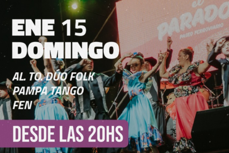 Múltiples propuestas para disfrutar este domingo en el Parador de General Pico