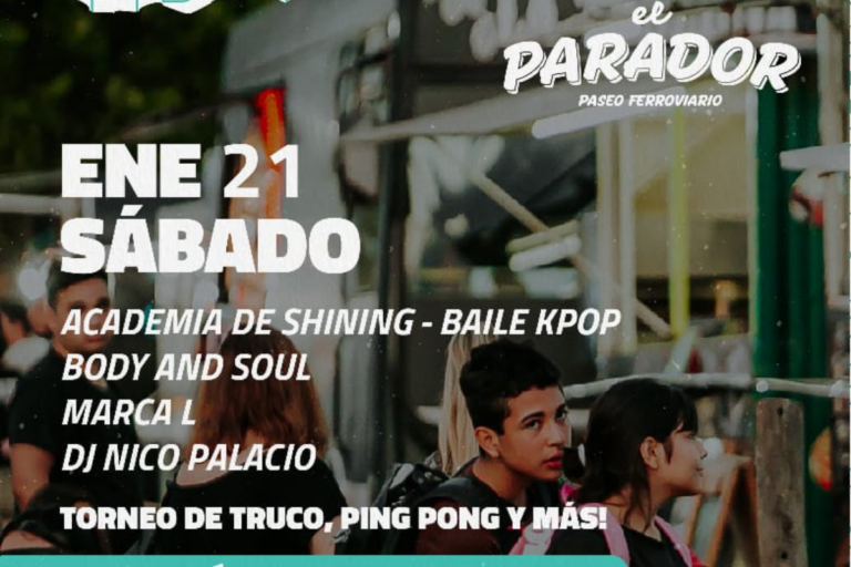 Juegos, música y emprendimientos en el inicio del tercer fin de semana de El Parador
