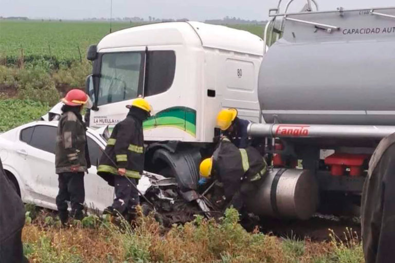 Camionero piquense involucrado en siniestro fatal en ruta 70 y 33