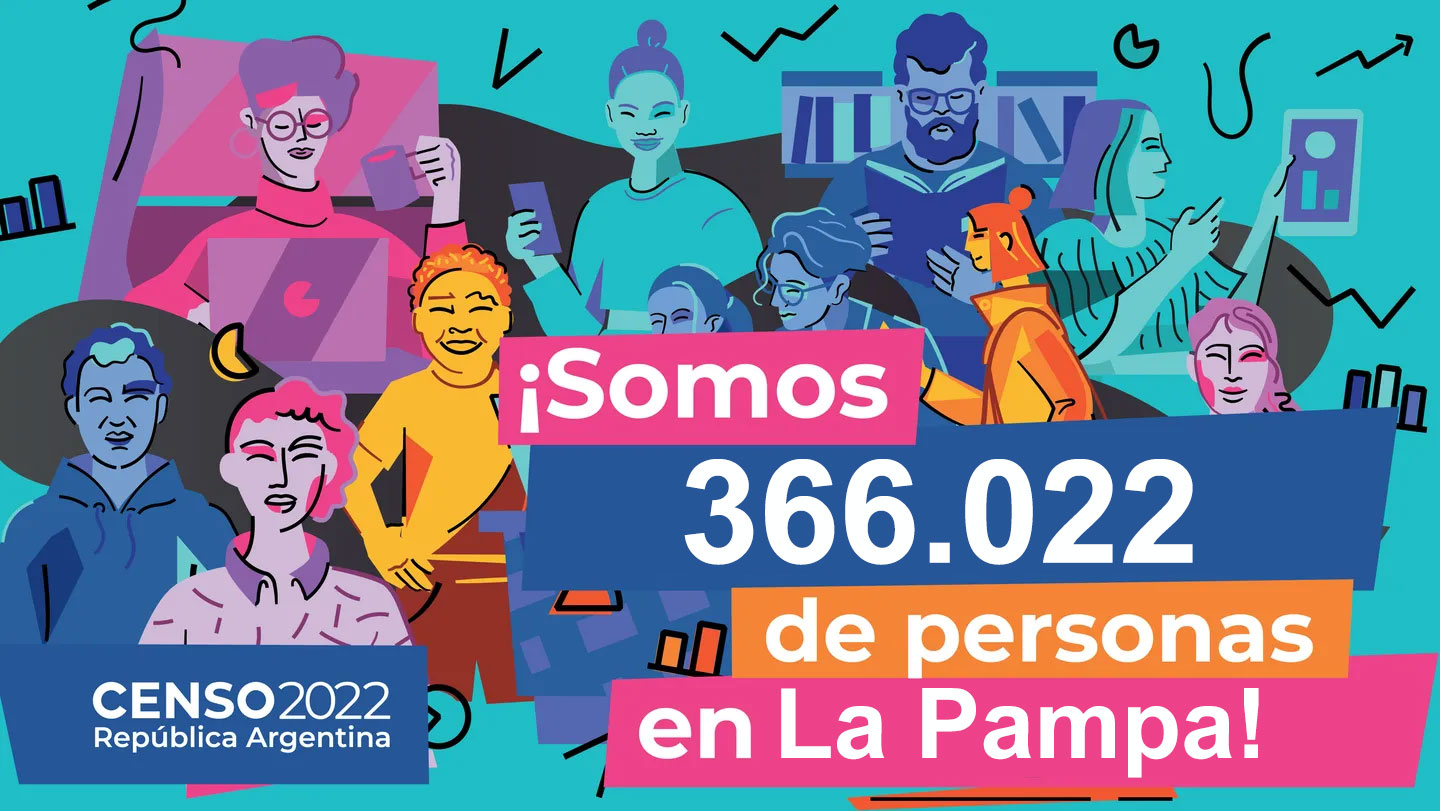 Censo 2022: la provincia de La Pampa tiene 366.022 habitantes