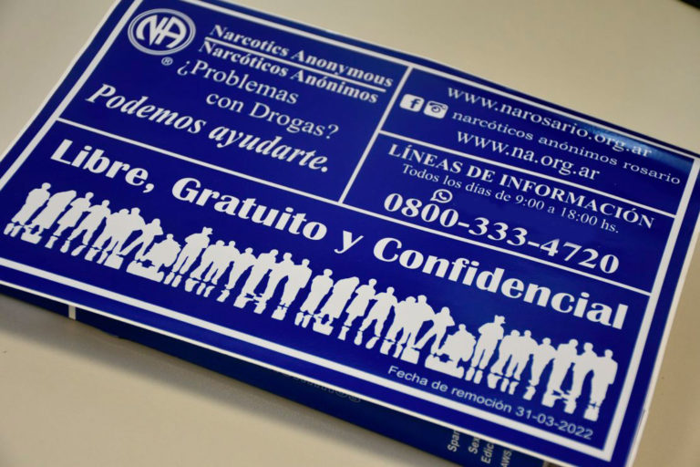 Narcóticos Anónimos tiene un gran mensaje: “es posible vivir sin consumir”