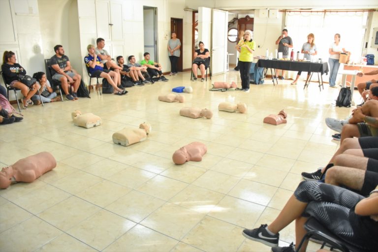 Capacitaron  en RCP y primeros auxilios al personal que trabajará en el PRO VIDA