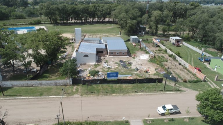 Construyen en Catriló un albergue municipal para impulsar la actividad cultural, deportiva y social de la localidad