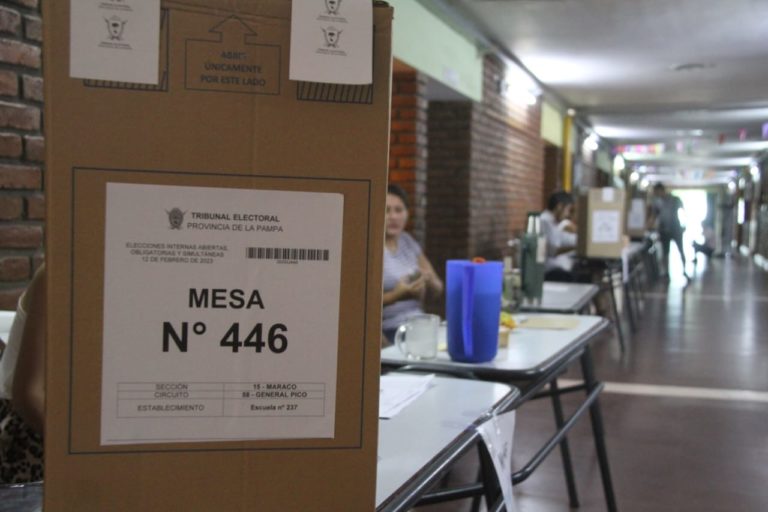 Cerraron los comicios en La Pampa y se esperan los primeros resultados: En General Pico votó el 10% del padrón