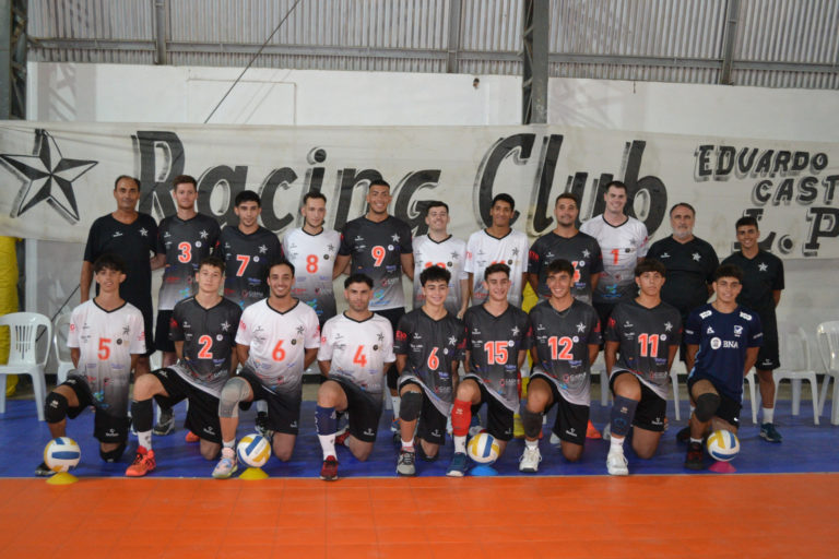 Mañana debutará Racing de Castex en la Liga Federal de Vóley