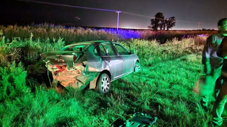 Múltiple choque de autos en la Ruta 101 entre General Pico y Speluzzi