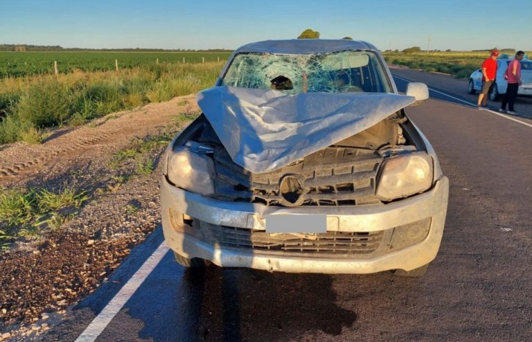 Trágico accidente en la ruta provincial 4: hombre en bicicleta fallece al ser impactado por camioneta