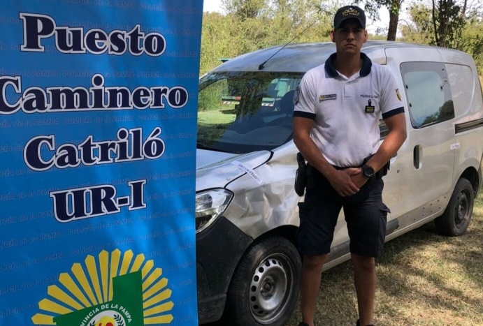 Policía de Catriló intercepta vehículo robado y conductor ebrio durante operativo de control