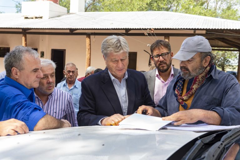 Ziliotto anunció el comienzo del Acueducto del Meauco a Chacharramendi