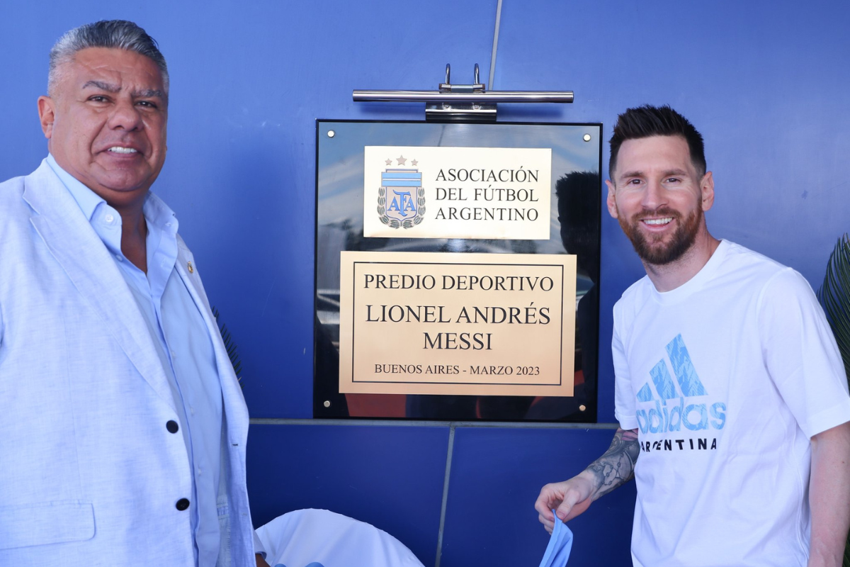 El predio de Ezeiza de AFA ahora lleva el nombre de Lionel Messi