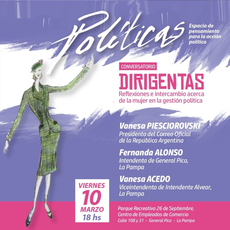 Interesante conversatorio por el Día de la Mujer: “Dirigentas, reflexiones e intercambios acerca de la mujer en la gestión poítica”
