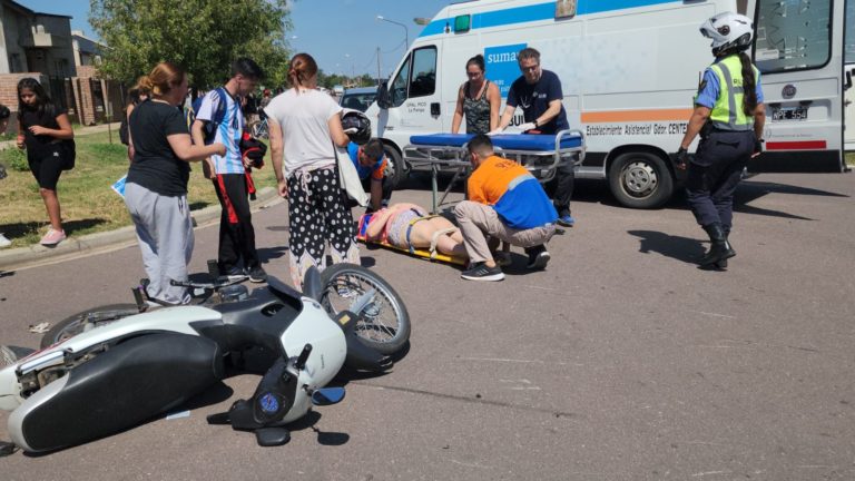 Dos accidentes de tránsito casi simultáneos en el barrio Federal de General Pico