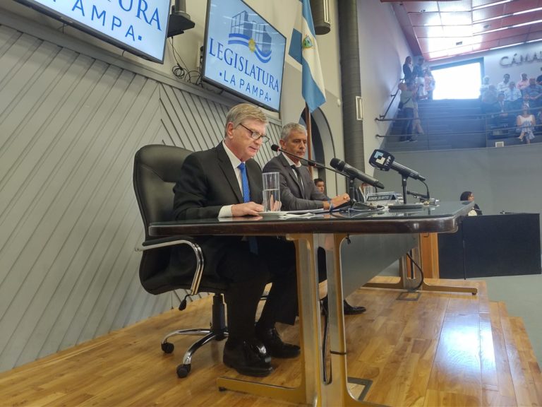 Ziliotto presenta un ambicioso plan de desarrollo sustentable en su discurso de apertura de sesiones