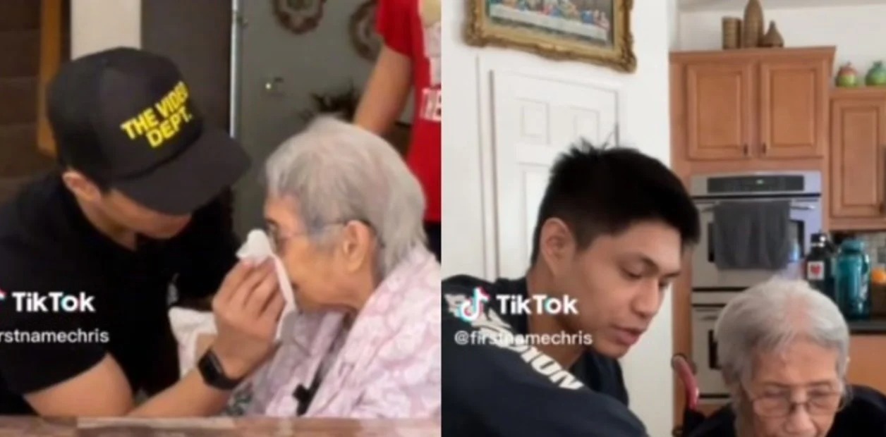 Joven de Filipinas lleva 7 años cuidando a su abuela de 96: “No quiero verla en un asilo”
