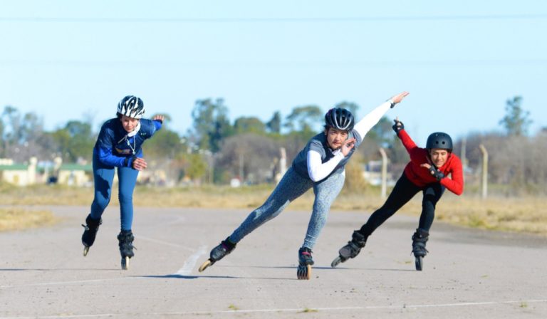 “Estamos muy felices por la recuperación de los elementos que nos habían robado, ya nos pasó tres veces”, declaró la responsable de Pico Roller Club, Sabrina Badino