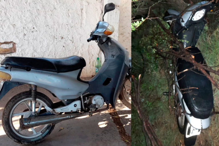 Recuperan motocicleta robada gracias a rápida acción policial en Rancul