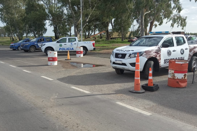 La Policía pampeana y cordobesa trabajaron conjuntamente en operativos en las rutas argentinas