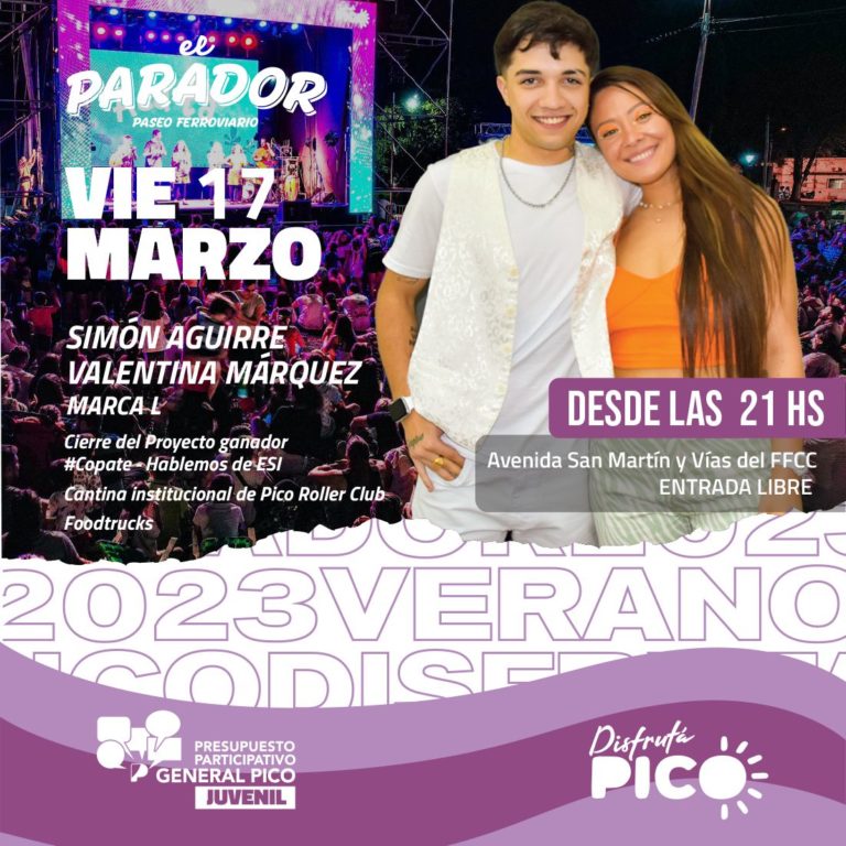 Esta noche se presentarán Simón Aguirre y Valentina Márquez en El Parador