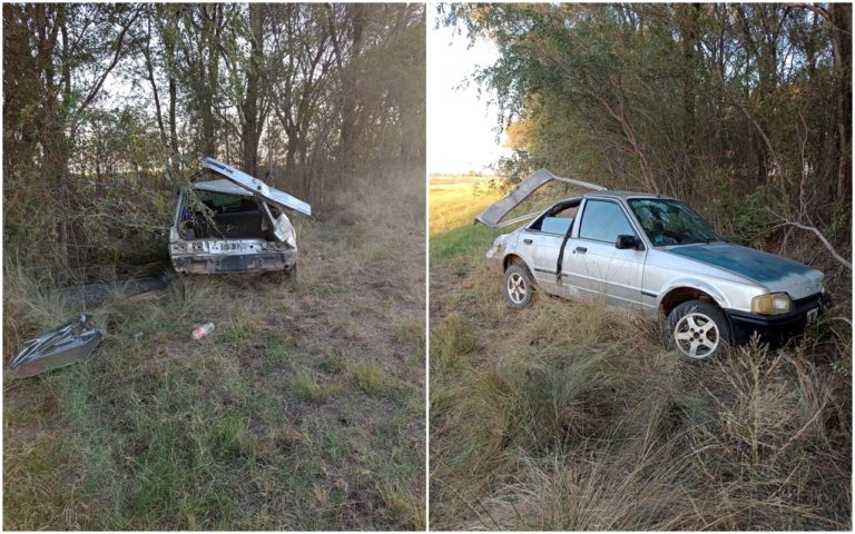 Grave accidente en ruta provincial 2 entre Ingeniero Luiggi y Embajador Martini dejó a dos personas hospitalizadas
