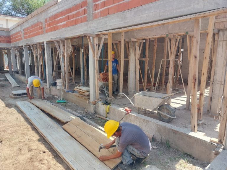Avance en la ampliación de la Unidad de Terapia Infantil de General Pico