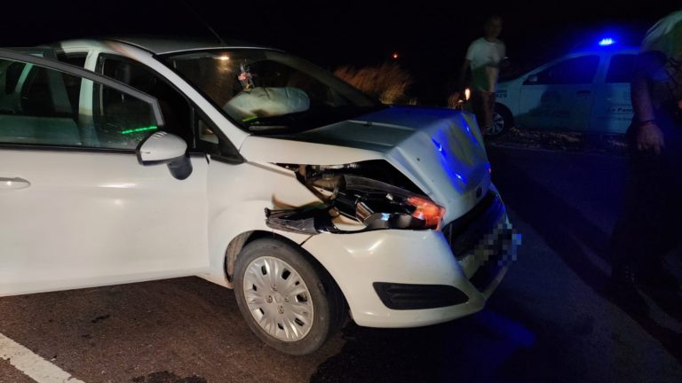 Accidente en la Ruta 1: un camión sin luces generó un choque entre dos autos
