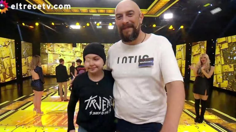 Mariano ganó por segunda vez Los 8 escalones y está más cerca de poder pagar el tratamiento de su hija