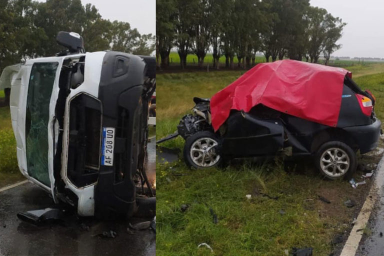 Dos mujeres fallecieron tras un accidente en la Ruta 35