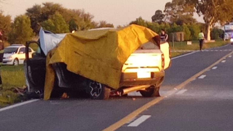 Es delicado, pero estable, el estado de salud de la mujer sobreviviente en trágico accidente en la Ruta Nacional 35