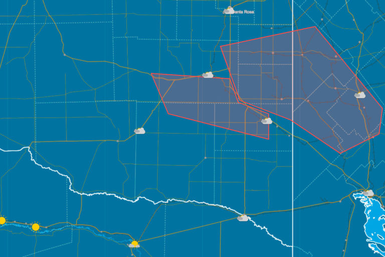Alerta meteorológica en La Pampa: Tormentas fuertes, lluvias intensas y caída de granizo