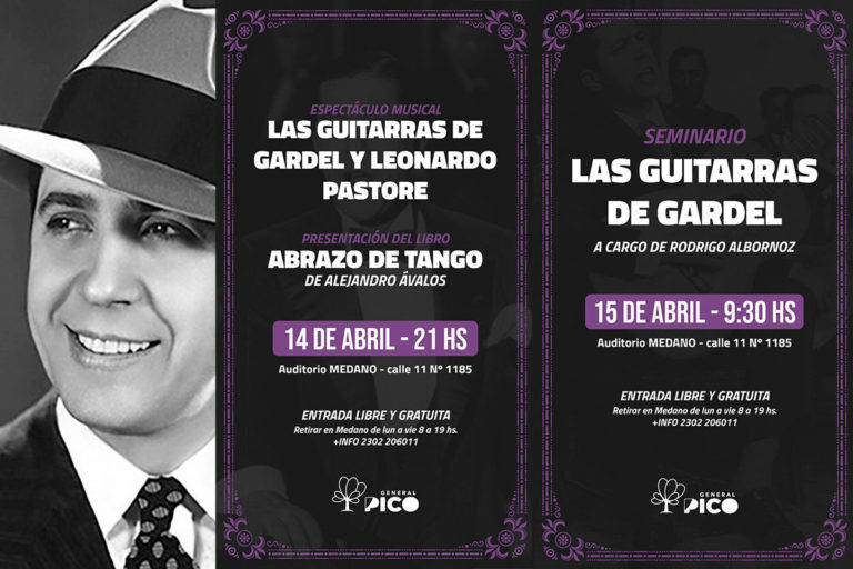 Abrazo de Tango y Las Guitarras de Gardel: Un fin de semana a puro tango en General Pico