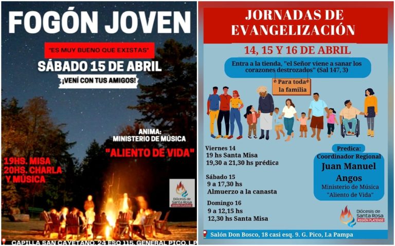 Joven predicador encabezará en General Pico, jornadas de Evangelización y convoca a la comunidad: “vemos que Dios no está en la ecuación de la gente, de la familia”