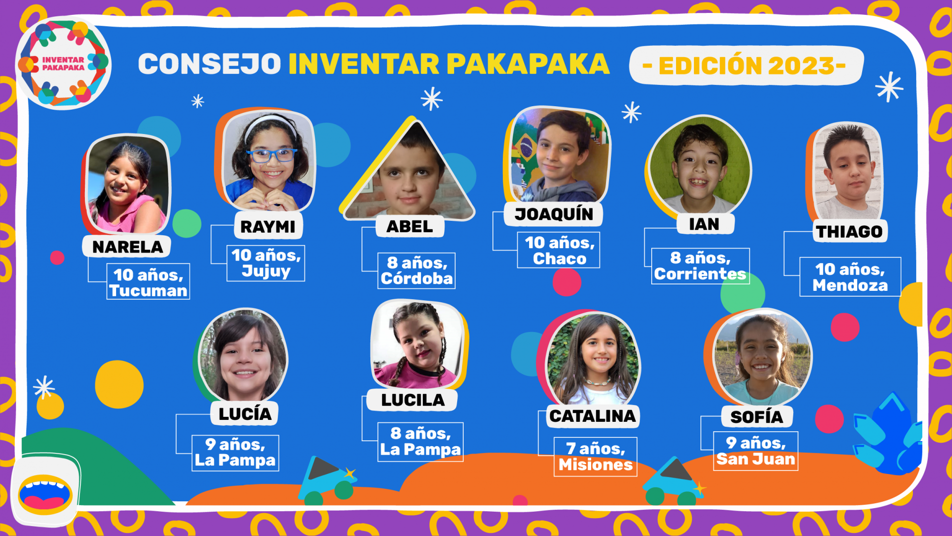 Dos niñas pampeanas de 8 y 9 años en una nueva edición del Consejo “Inventar Pakapaka”