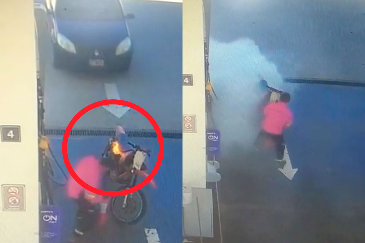 [VIDEO] Empleado de estación de servicio de General Pico se convierte en héroe al evitar tragedia