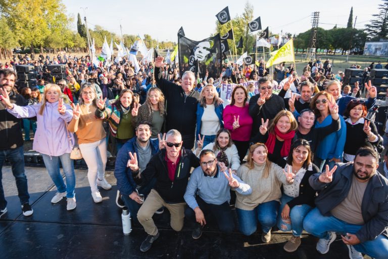 El Frejupa cerró la campaña de la lista piquense con gran apoyo de la militancia