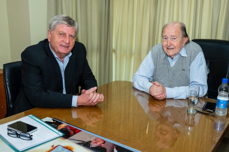 A horas de las elecciones, Verna publicó una foto con Ziliotto y agradeció la visita