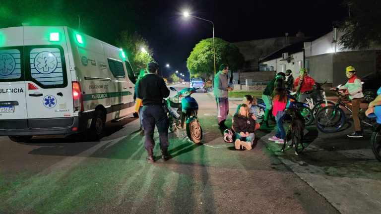 Camioneta se dio a la fuga tras un choque con una moto