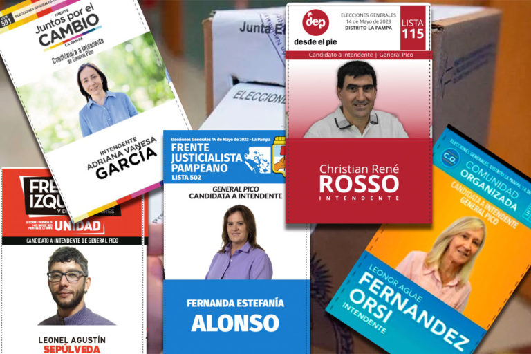 Conoce a los candidatos que competirán por la Intendencia de General Pico en las elecciones del domingo 14 de mayo