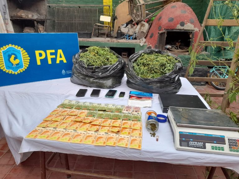 Importante Operativo Antidrogas: Cuatro arrestos y gran incautación de estupefacientes en La Pampa y Mendoza